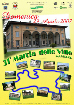 locandina 31° marcia delle ville